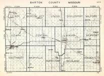 Barton County, Le Roy, Barton City, Union, Doylesport, Milford, Ozark, Central, Lamar, Newport, Missouri State Atlas 1940c